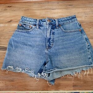 MADEWELL DENIM SHORTS THE CURVY PERFECT JEAN SHORT SIZE 27